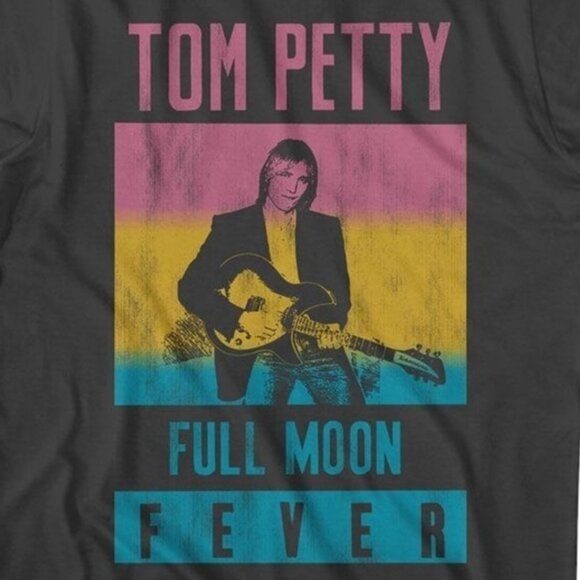 Tom Petty T-Shirt – Full Moon Fever Smoke Graphic Tee | Vintage Rock Band Shirt - Picture 2 of 5